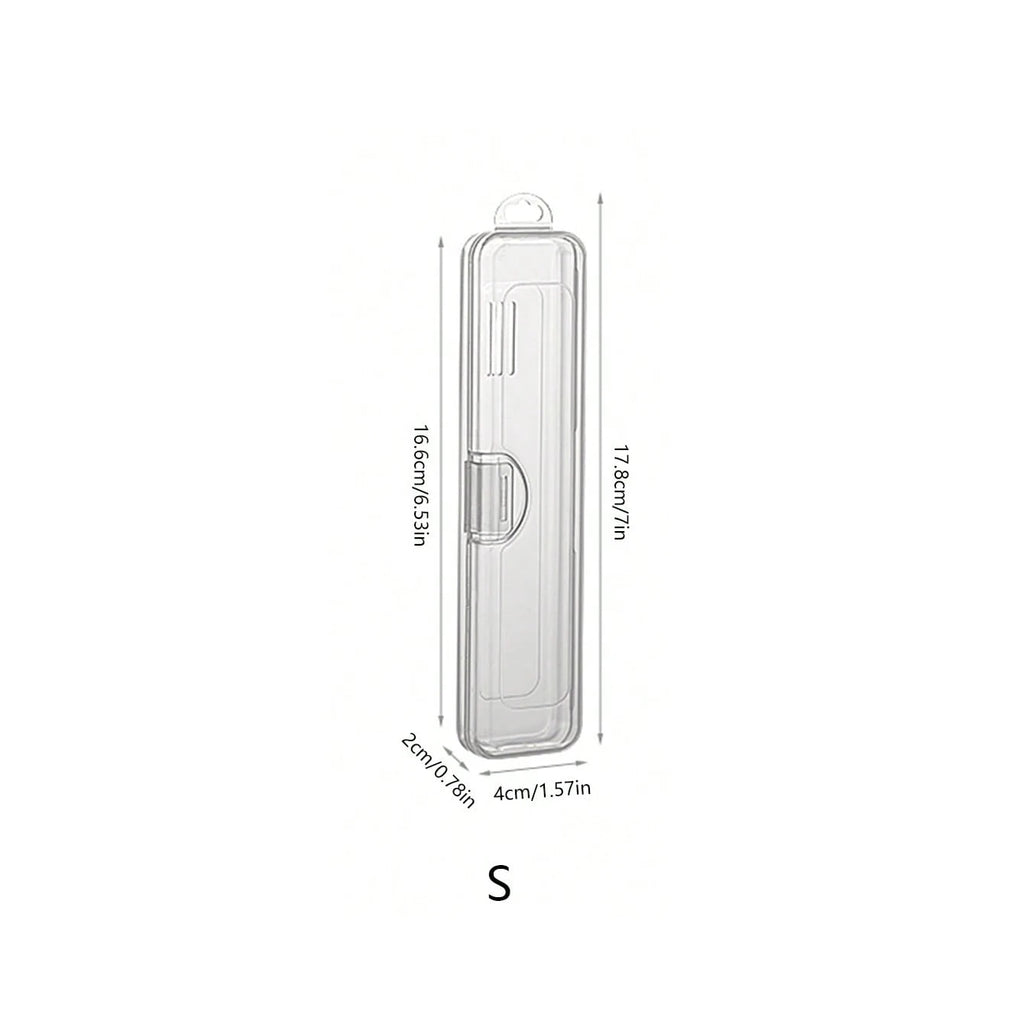 Travel and Business Portable Transparent Toothbrush Box Electric Toothbrush Breathable Long Term Flip Storage Box Oasis Select S