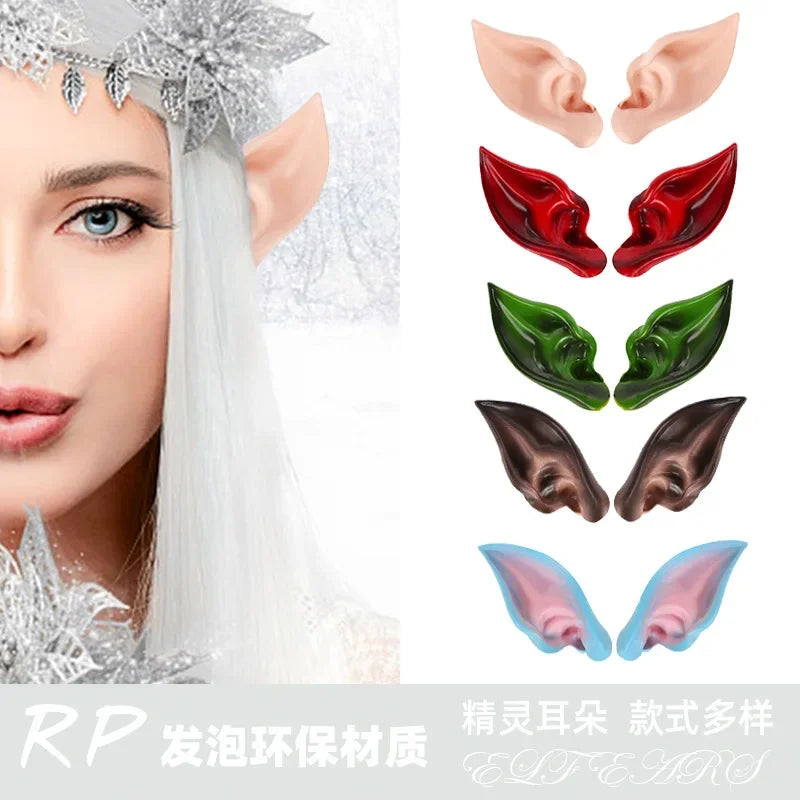 Fairy Ears Costume Accessories of Realistic Simulation Ears for Halloween Dress up Cosplay Masquerade Parties Oasis Select