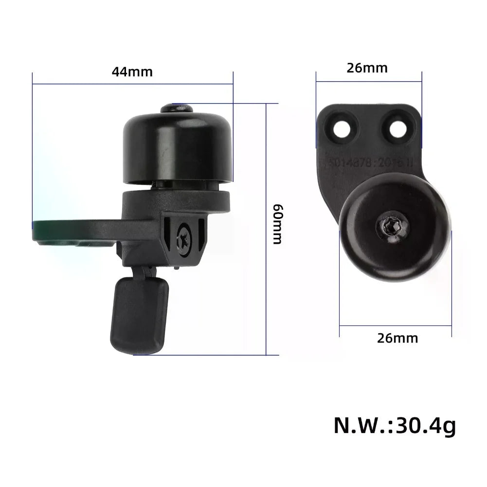 Aluminum Alloy Bell Bell For Segway For Ninebot For MAX G3/F3/ZT3/ZT3 Pro For Horn Ring For Electric Scooter Replace Accessories Oasis Select