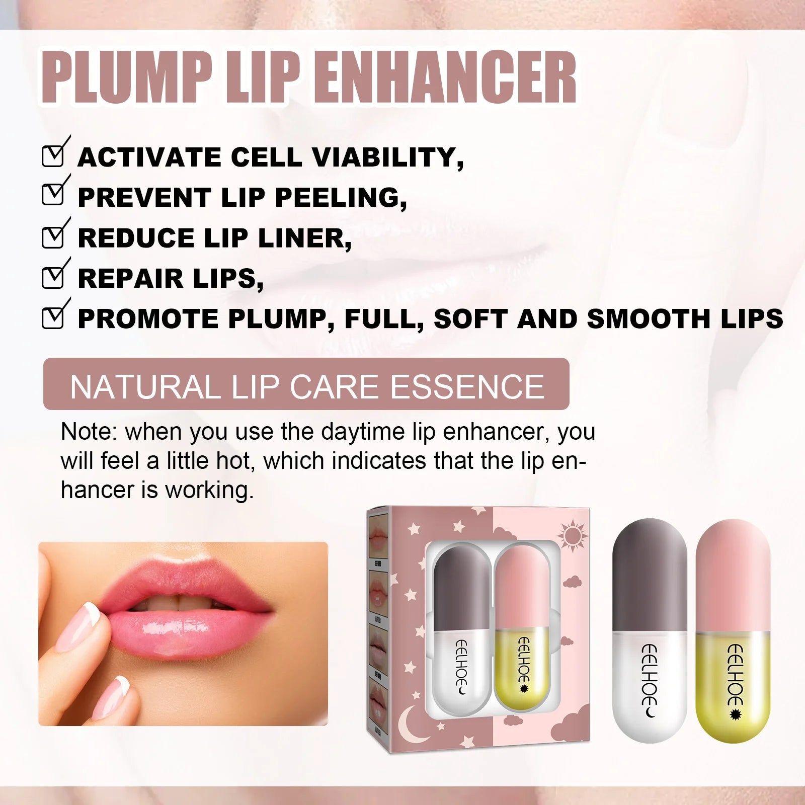 Lip Balm Moisturizing Anti Cracking Lip Fade Lip Lines Hydrating Lip Plumper Anti-drying Increase Elasticity Lipstick Lip Care Oasis Select