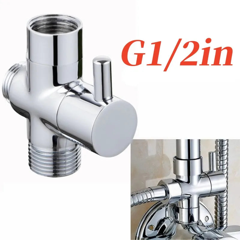 New T-Adapter 3 Ways Valve For Diverter Bath Toilet Bidet Sprayer Shower Head Converter Kitchen Equipment Sink Accessories Oasis Select