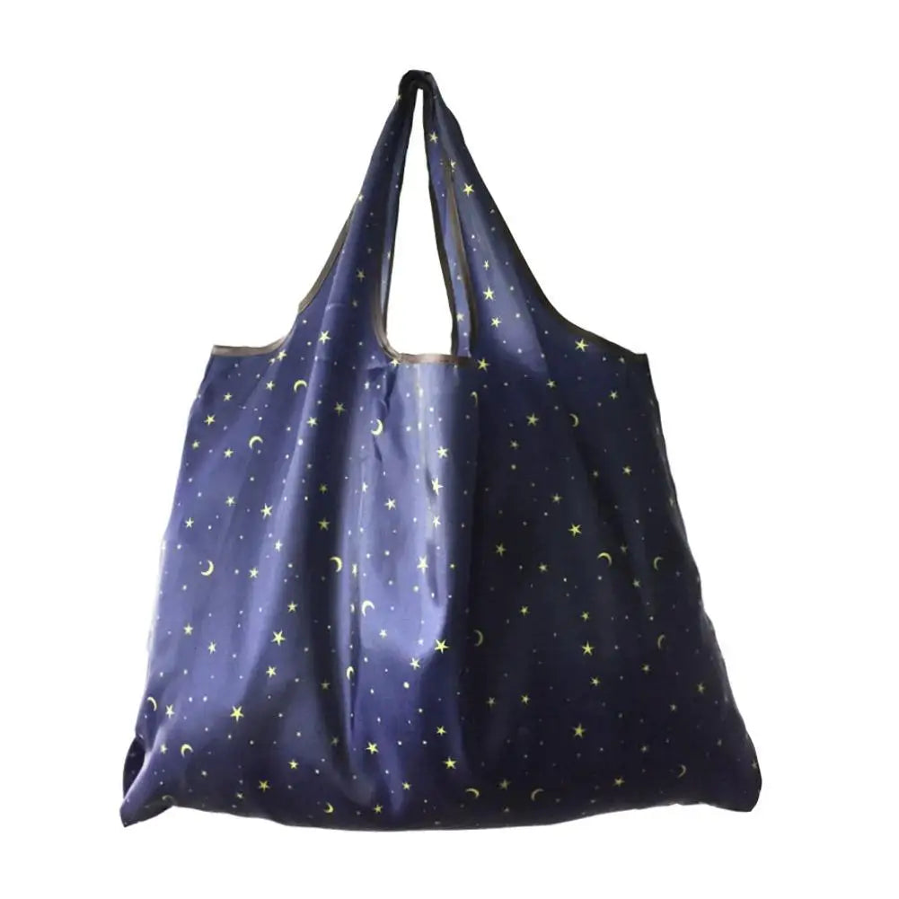 Foldable Reusable Shopping Tote Bag – Large Eco-Friendly
