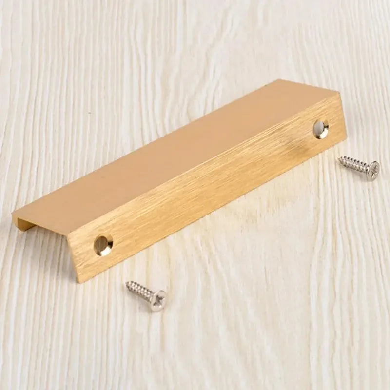 Drawer Handle Screws Set Invisibility Furniture Cabinet Cabinet Pulls Rose Gold Wardrobe Drawer Pull Door Metal Hidden Handle Oasis Select