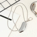 Banana Shape Metal Lighter Case with Keychain & Neck Chain