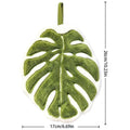 Leaves Hand Towels Absorbent Kitchen Handkerchief Bathroom Hands Towel Wall Hanging Kitchen Towels Kitchen Accessories Decor Oasis Select White Green