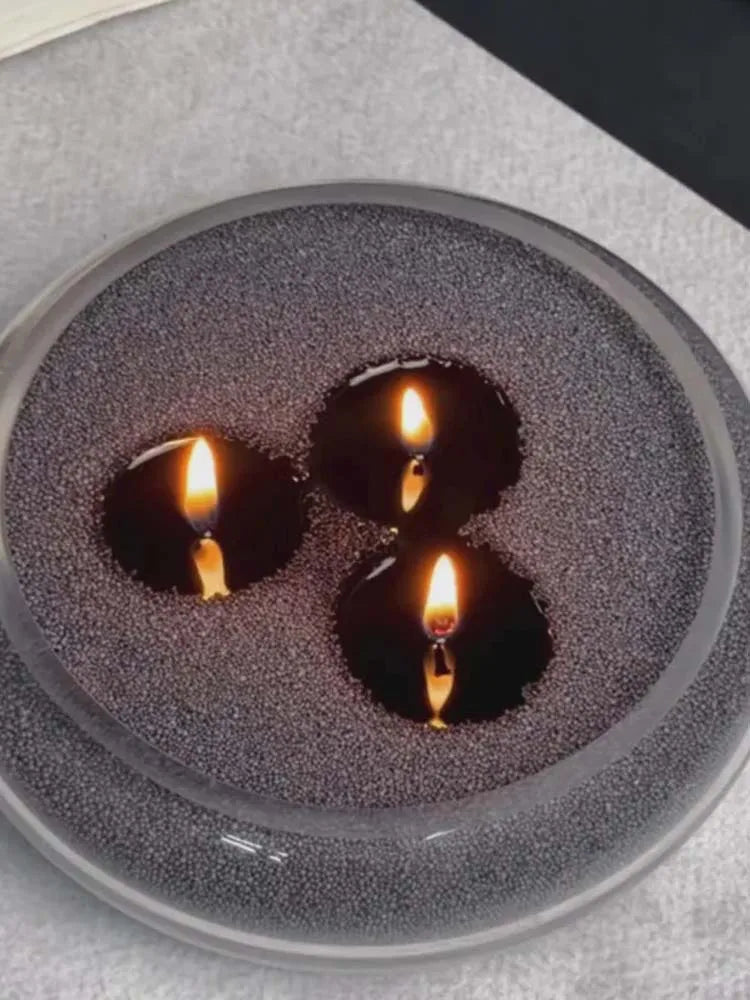200G 6Colors Sand Wax Ice Flower Wax DIY Candle Making with 20pcs Wick Snowflake Wax Pearl Candles Sand Painting Materials Oasis Select