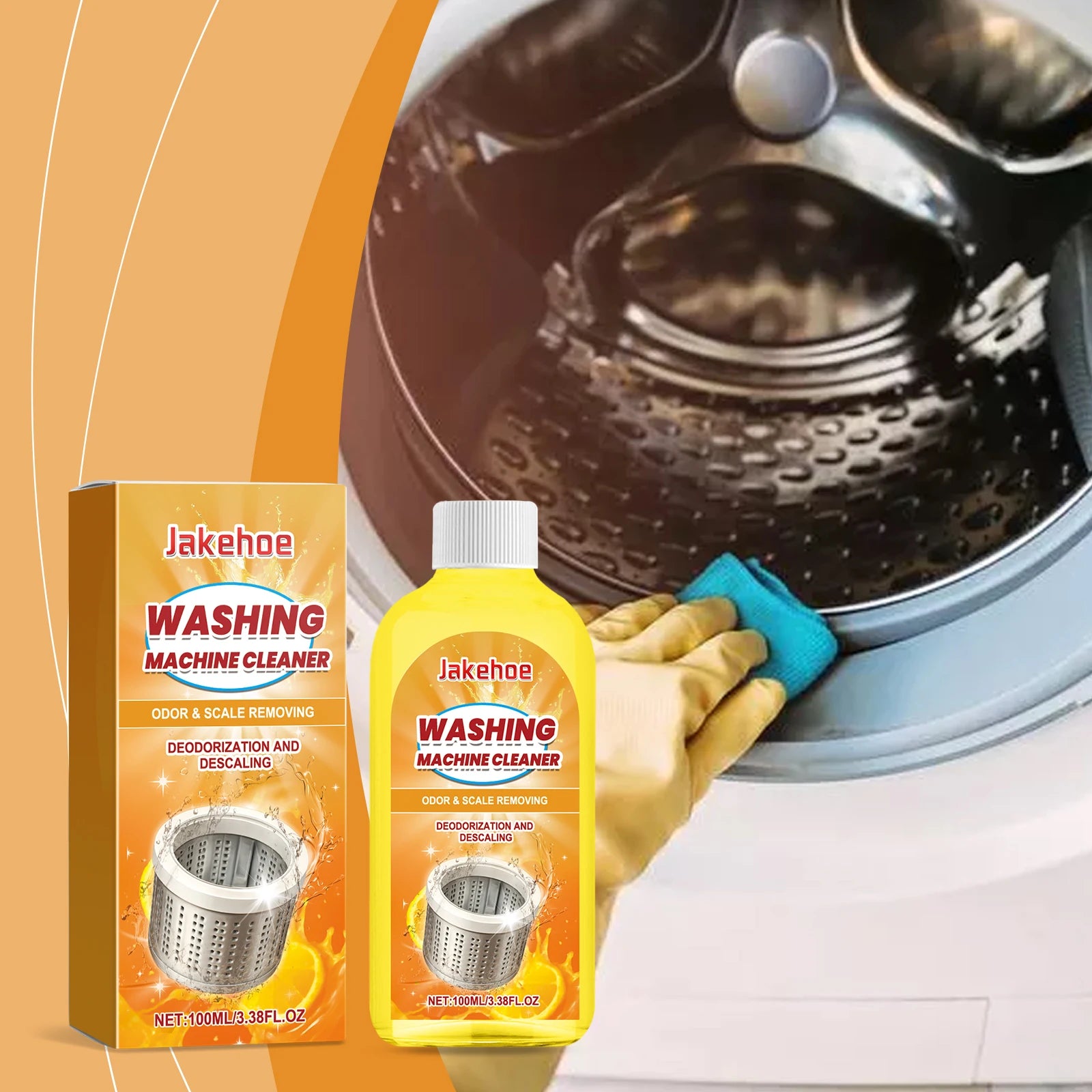 Jakehoe Washing Machine Cleaner For Cleaning Inner Drum Of Washing Machines Removing Stains Household Daily Care Cleaning Agent Oasis Select