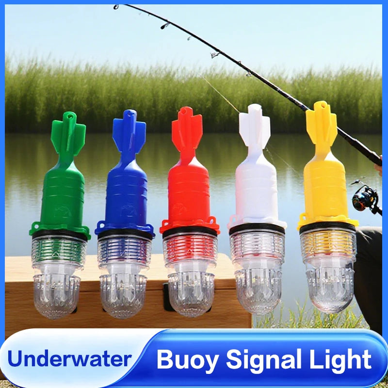 Fishing Light Underwater Net Beacon Buoy Signal Light Indicator Light Lures Fish Finder Lamp Flashing Double Flash Lamp Oasis Select