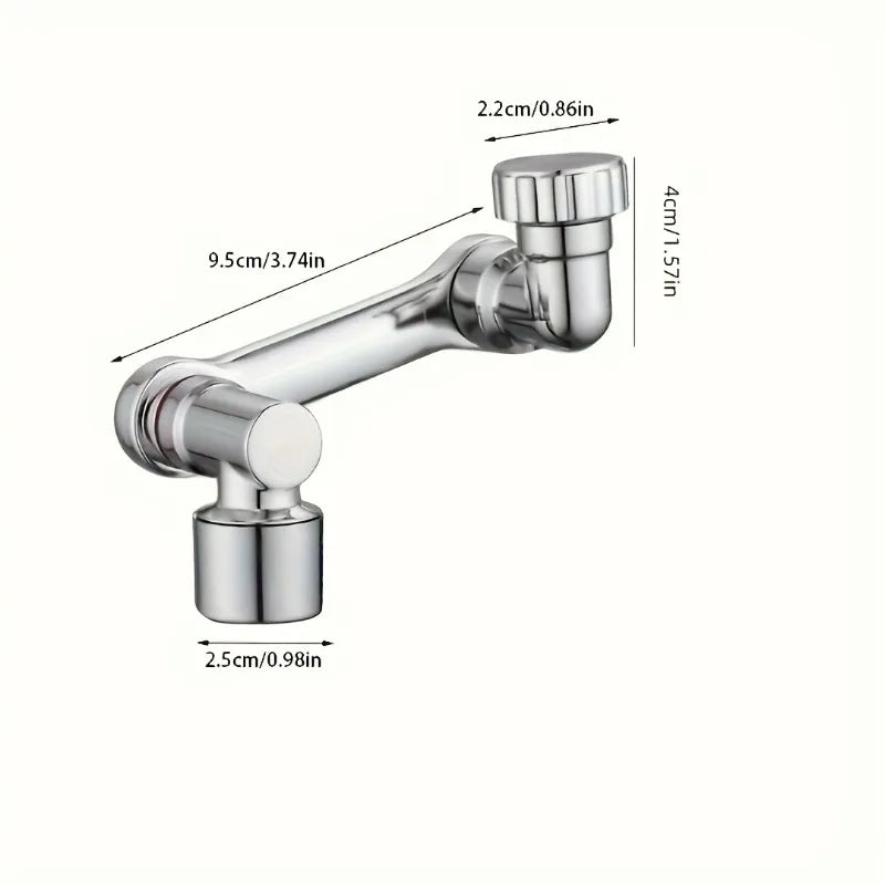 360° Rotating Faucet Extender - Multi-Functional, Foldable & Portable Spray Head for Bathroom & Kitchen Sinks Filtro De Agua Oasis Select 1pc