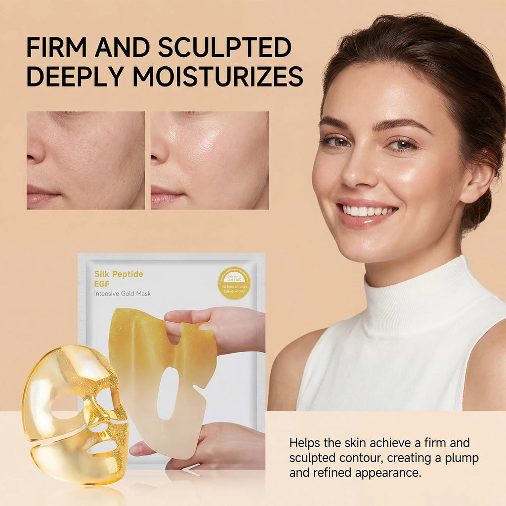 Gold Hydrating Face Mask – Brightening, Tightening & Pore Purifying