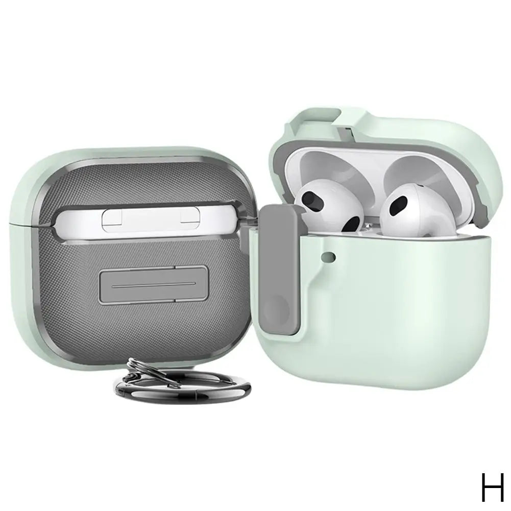 Silicone Case for AirPods 4 – TPU+PC Protective Cover