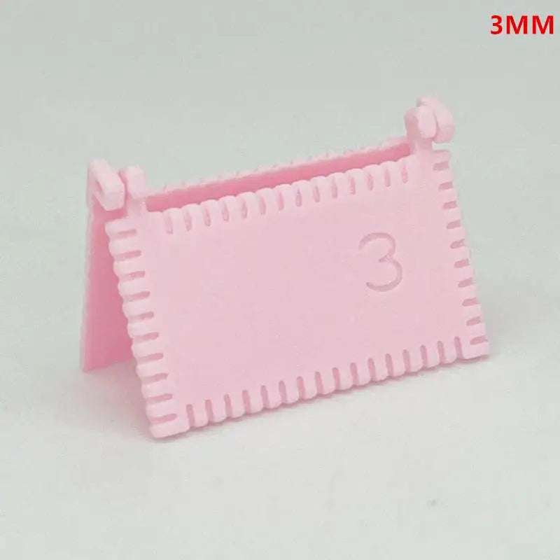 1/3 PCS Precision Sewing Guide Template Tool for Consistent Stitches 3/4/5mm Spacing Fabric Embroidery Leather Craft Oasis Select 3mm Pink