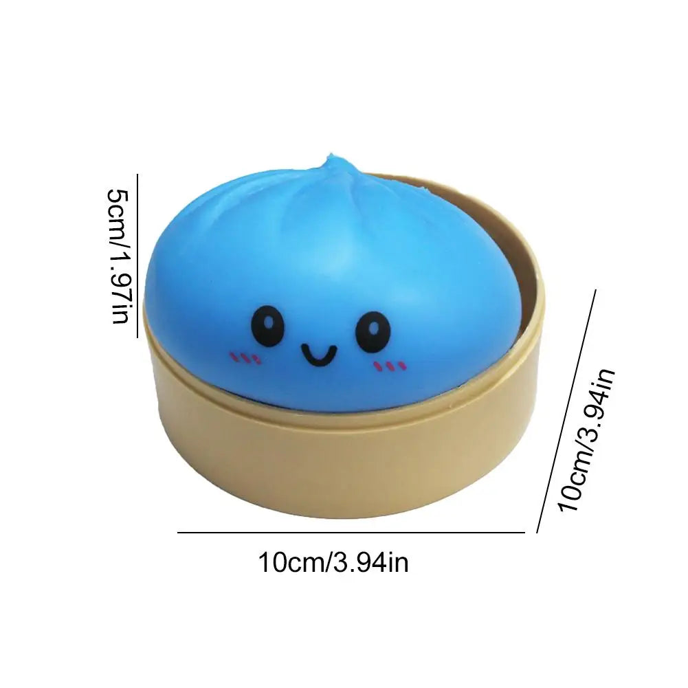 Dumpling Squishy Squeeze Toy – Colorful Soft TPR Fidget Ball Squishy Fidget Toy Oasis Select