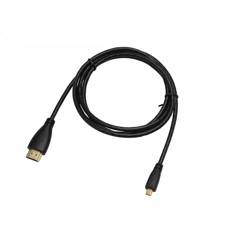 Micro HDMI-Compatible to HDMI Cable HDMI-compatible To Micro Audio Video Cable V1.4 1080p 1440p for HDTV PS3 XBOX 3D DVD cable Oasis Select