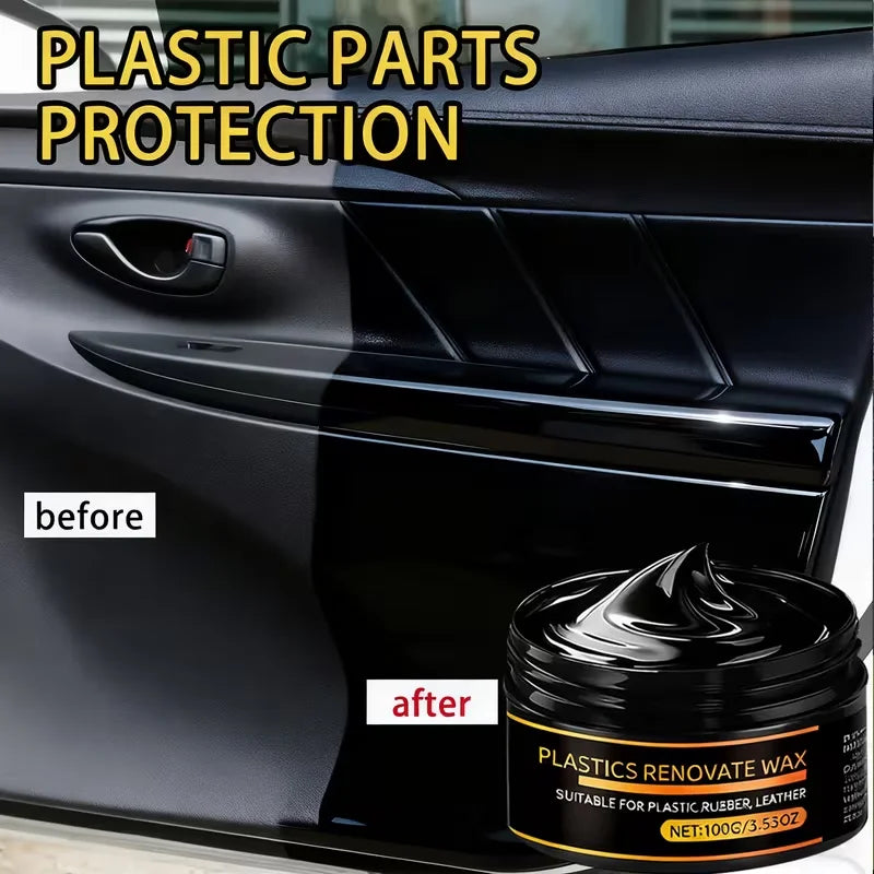 Automotive Plastic Repair Cream Precisely Repairs Scratches on Exterior Plastic Parts, Easily Smoothing Out Blemishes and Restor Oasis Select