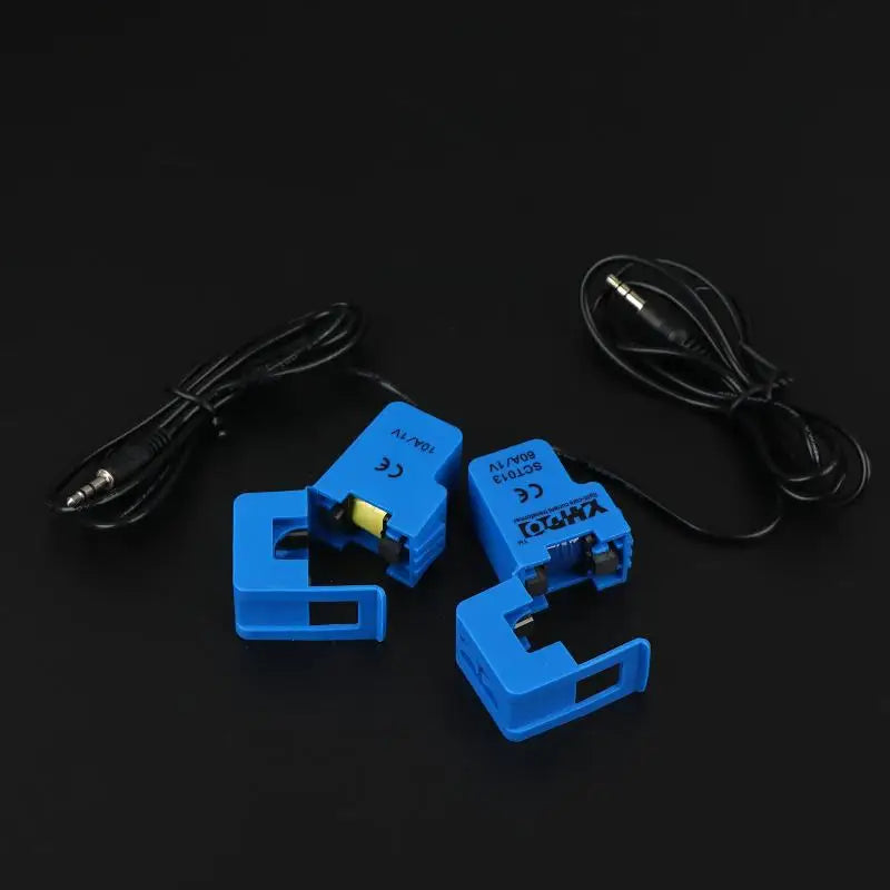 SCT-013 5A 10A 20A 30A 50A 60A 100A Split Core Current Transformer Open-Close Non Invasive AC Sensor For Energy Meter Oasis Select