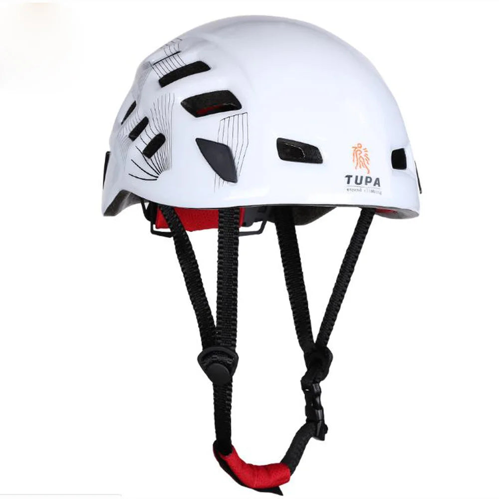 Xinda Rock Climbing Downhill Helmet Ultralight Safety Head Protection Hard Hat Mountain Rescue Equipment Oasis Select WHITE 54-62cm