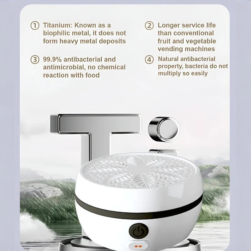 Household Food Purifier Fruit And Vegetable Washing Machine Vegetables Cleaner Machine Oasis Select
