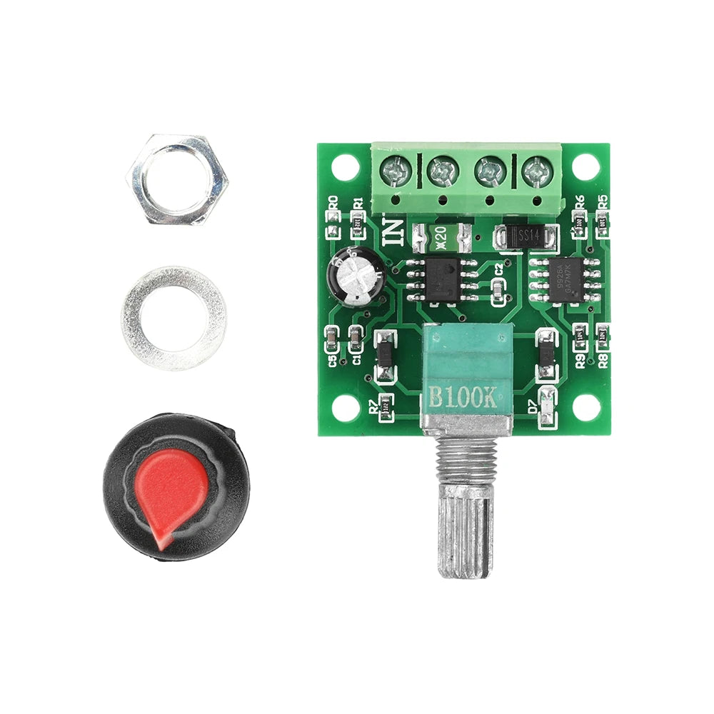 DC 1.8V 3V 5V 6V 12V PWM Motor Speed Controller Adjustable Speed DC Motor Driver Home Improvement Durable Oasis Select 1pcs