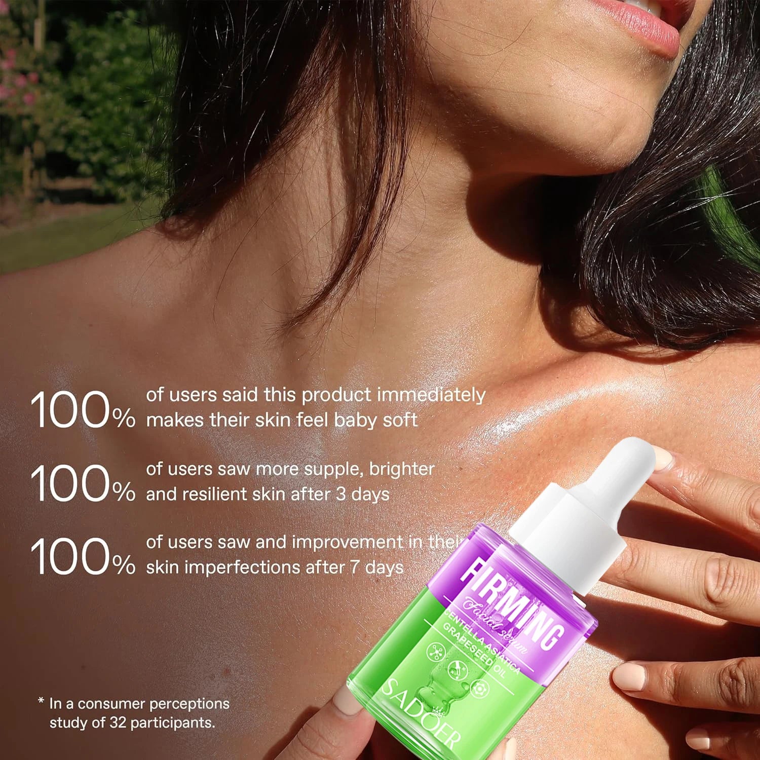 Centella Asiatica Grape Seed Face Serum Oil – Brightening