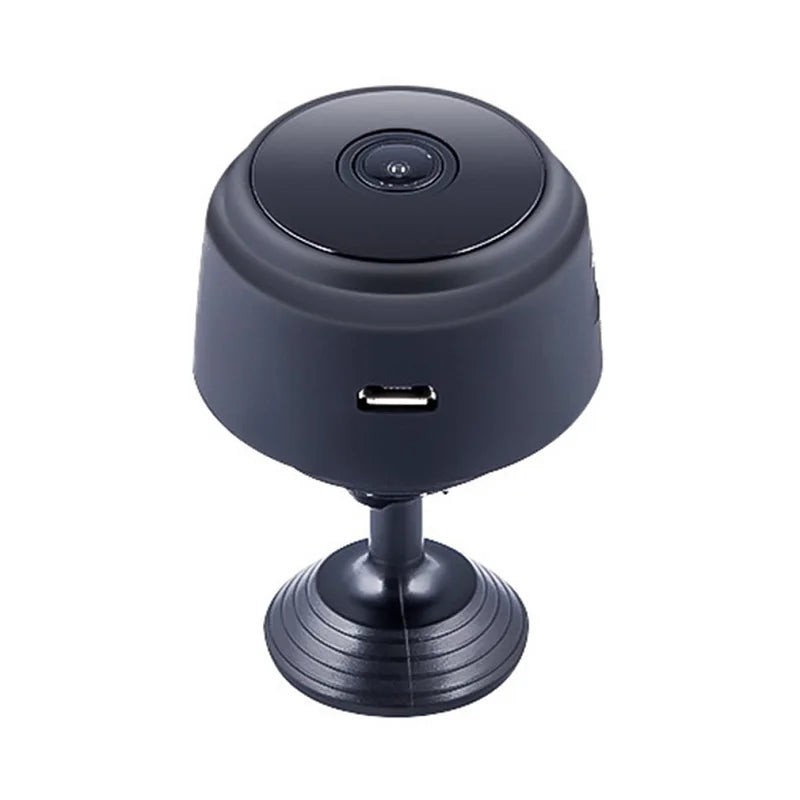 A9 WiFi Mini Camera HD 1080p Wireless Video Recorder Voice Recorder Security Monitoring Camera Smart Home For Infants And Pets Oasis Select Black