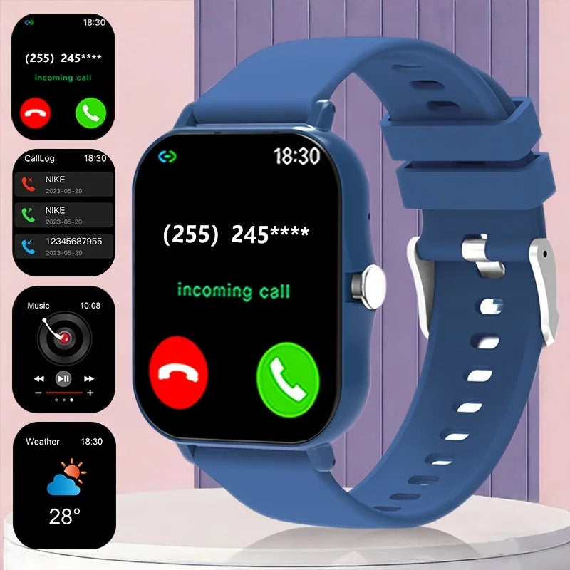 ERUN 1.83" Smart Watch – Bluetooth Calling, AI Voice & Music