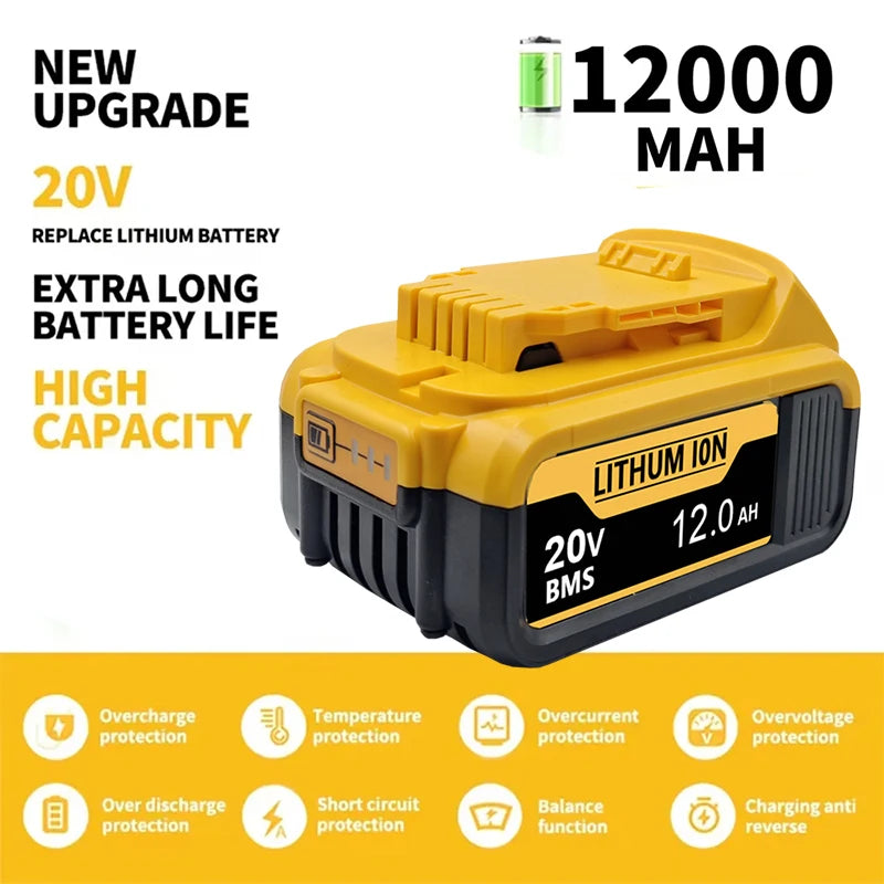 New for Dewalt lithium battery 20V/20V universal lithium battery fast charging DCB118 DCB115 DCG405 DCF512 DCD805 DCF887 battery Oasis Select