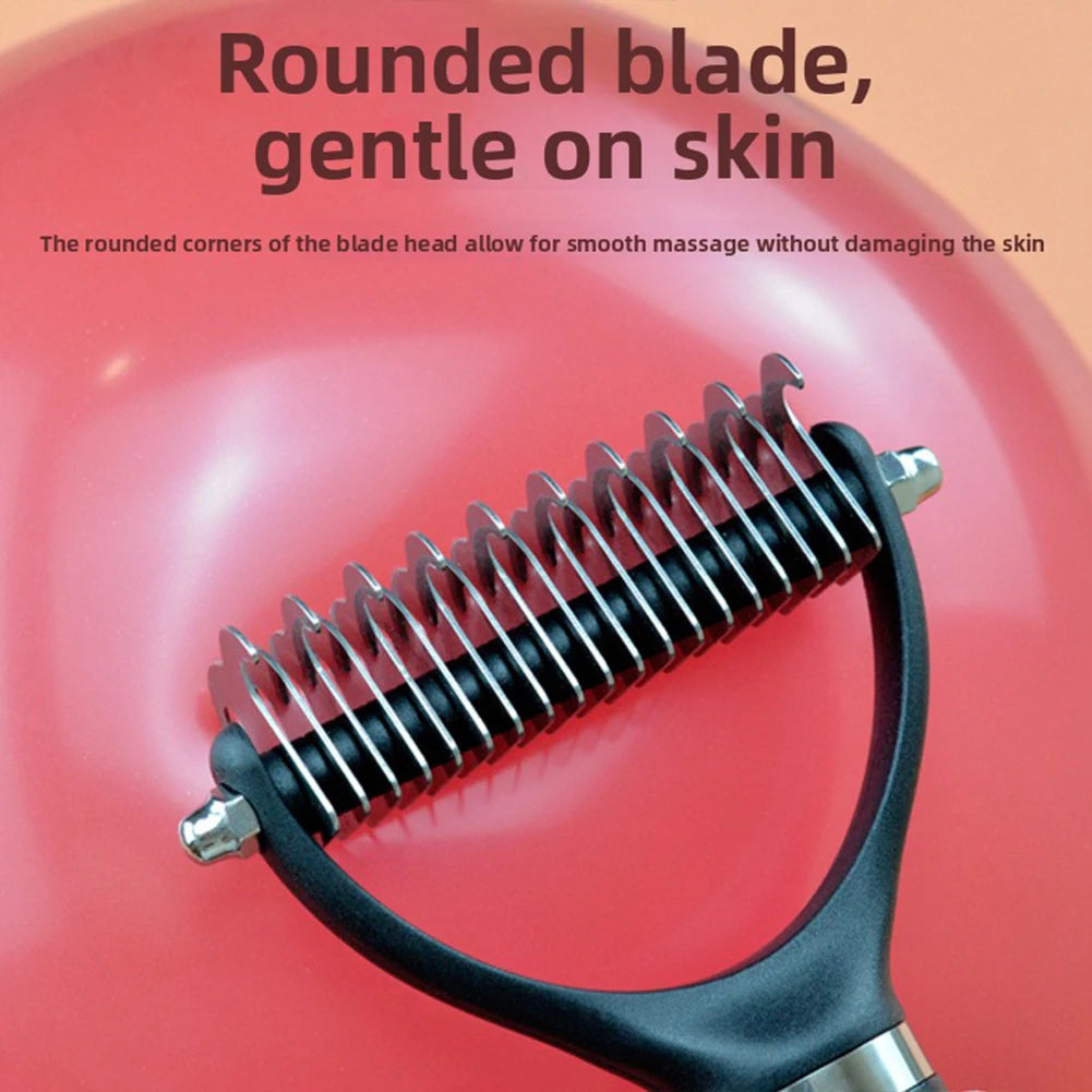 HOBBAGGO Pet Grooming Rake & Dematting Brush Set – Dogs & Cats
