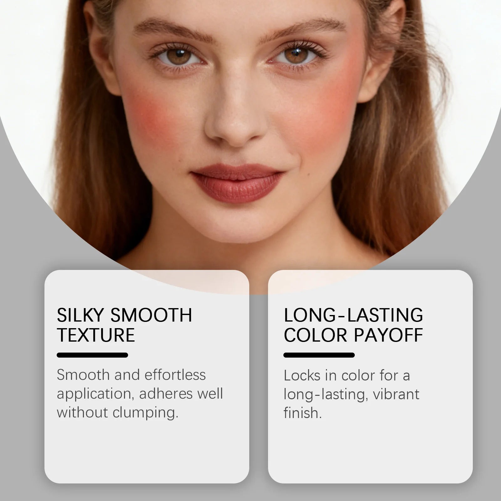 Red Silky Moisturizing Blush, Hydrating and Colorful for a Rosy, Radiant, Natural Contouring Makeup Look Oasis Select