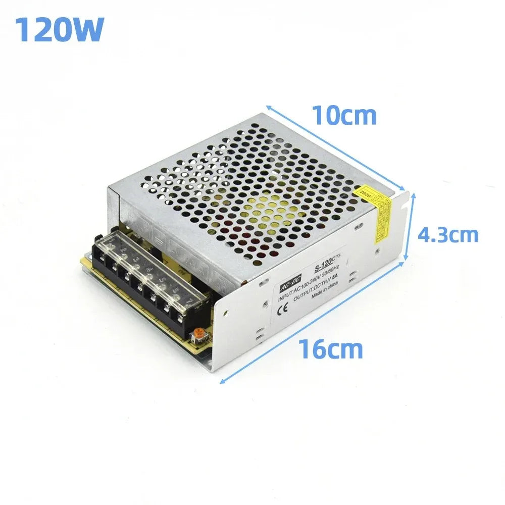 AC110V 220V To DC 12V Switching Power Supply 12W 24W 60W 120W Power Source Light Transformer For Led Strip CCTV Oasis Select