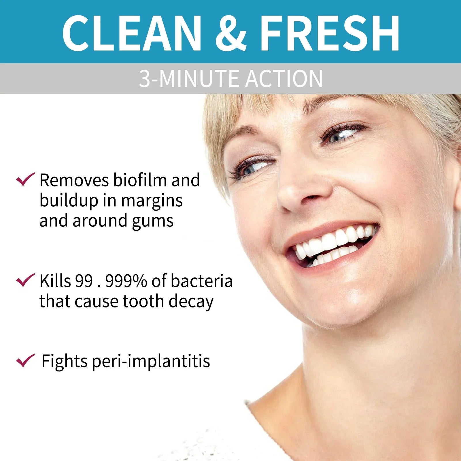 Eelhoe Aligner & Denture Cleaner Foam – Whitening 30ml Denture Cleaner Foam Oasis Select