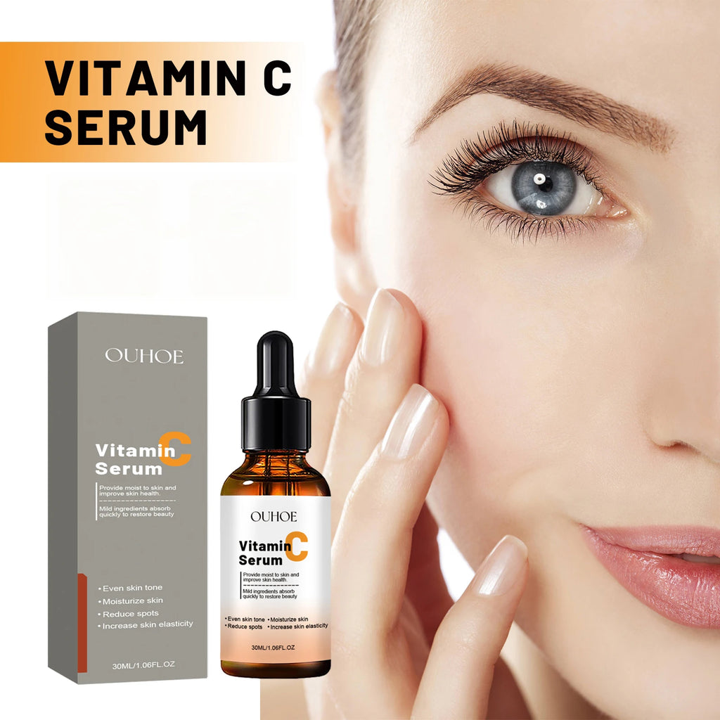 Anti Aging Facial Serum Vitamin C Reduce Fine Lines Forehead Wrinkles Moisturizing Smoothing Skin Repairing Firming Face Serum Oasis Select