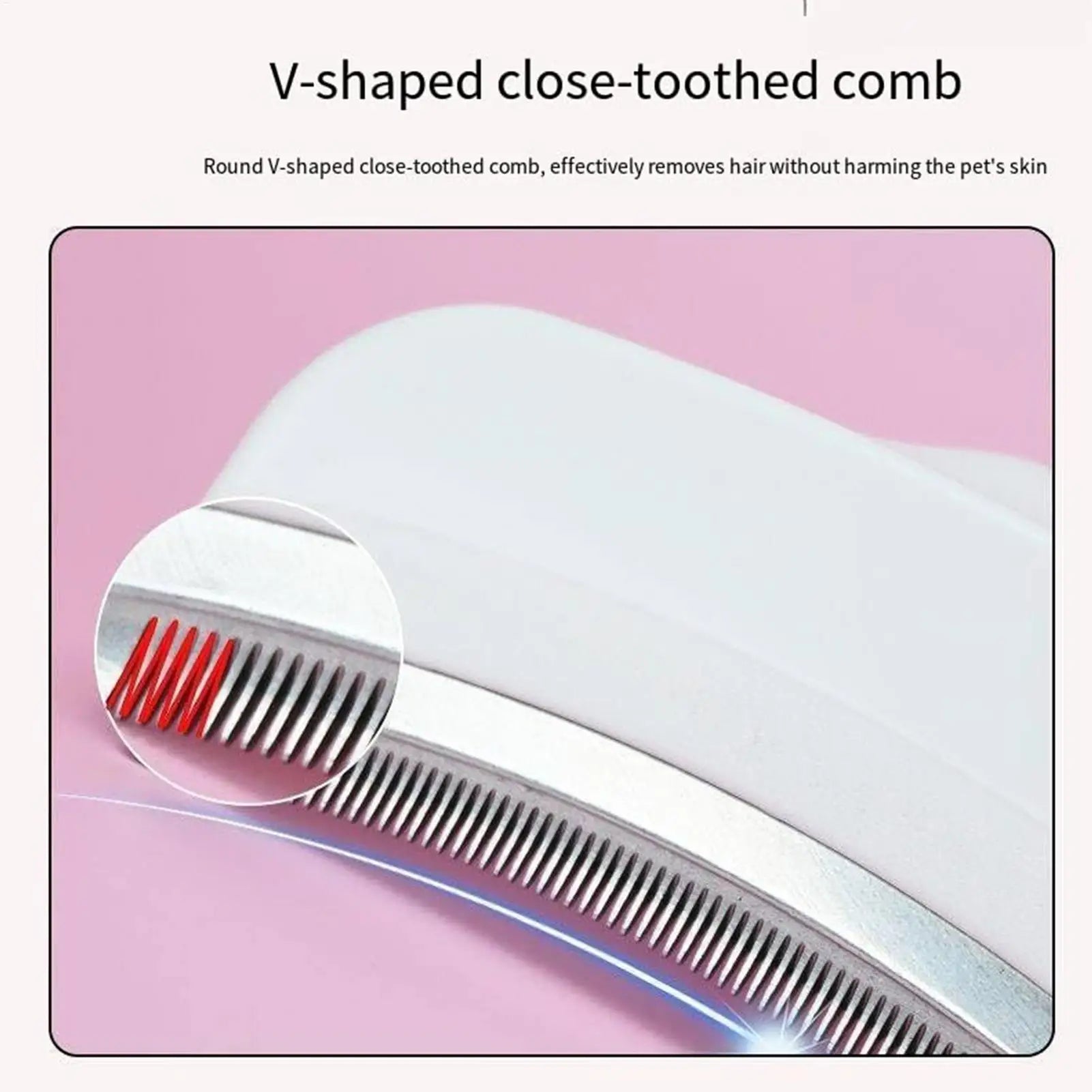 Pet Grooming Brush Cat Comb Self Cleaning Hair Remover Grooming Tool for Dog and Cats De-Matting Comb Cleaning Pets Supplies Oasis Select