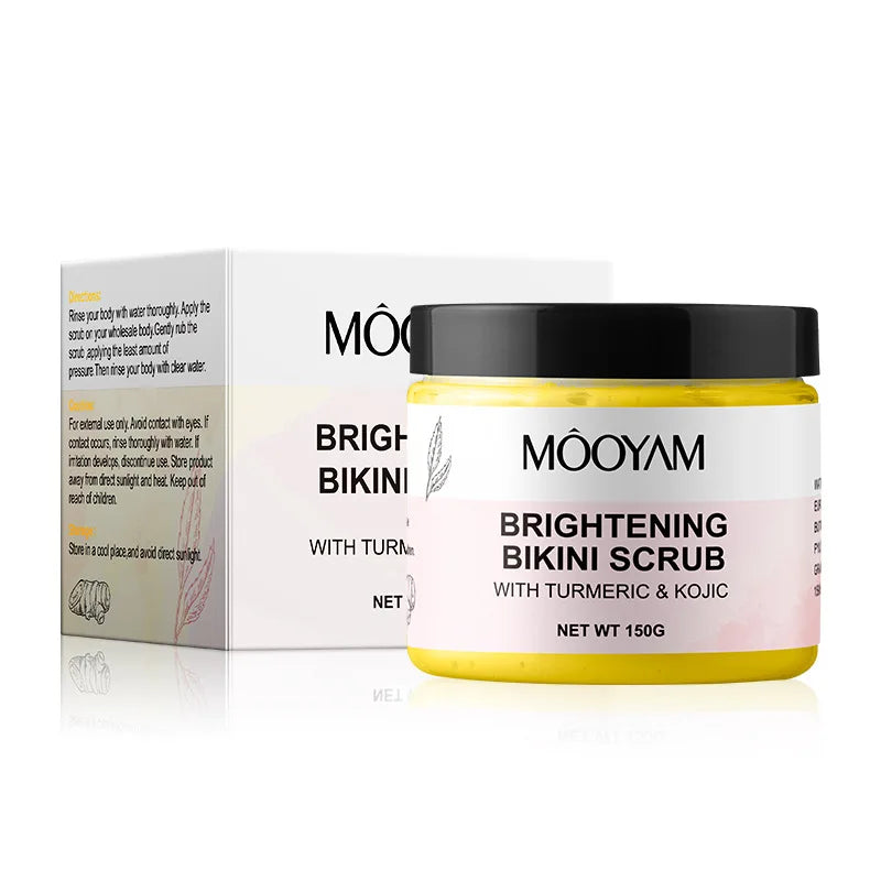 Vitamin Body Brightening Scrub – Kojic Acid & Turmeric 150g