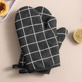 1pc Heat Insulating Anti Scald Gloves High Temperature Resistant Kitchen Mitts Non Slip Oven Mitt Microwave Cooking Protection Oasis Select 1pcs Black lattice