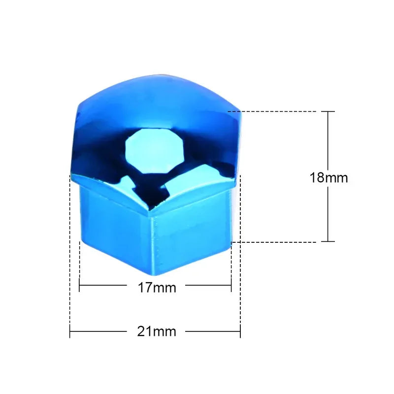 20/40Pcs Universal Anti-Rust 17 19 21mm ABS Auto Trim Tyre Wheel Nut Screw Bolt Protection Covers Cap Car Accessories Oasis Select