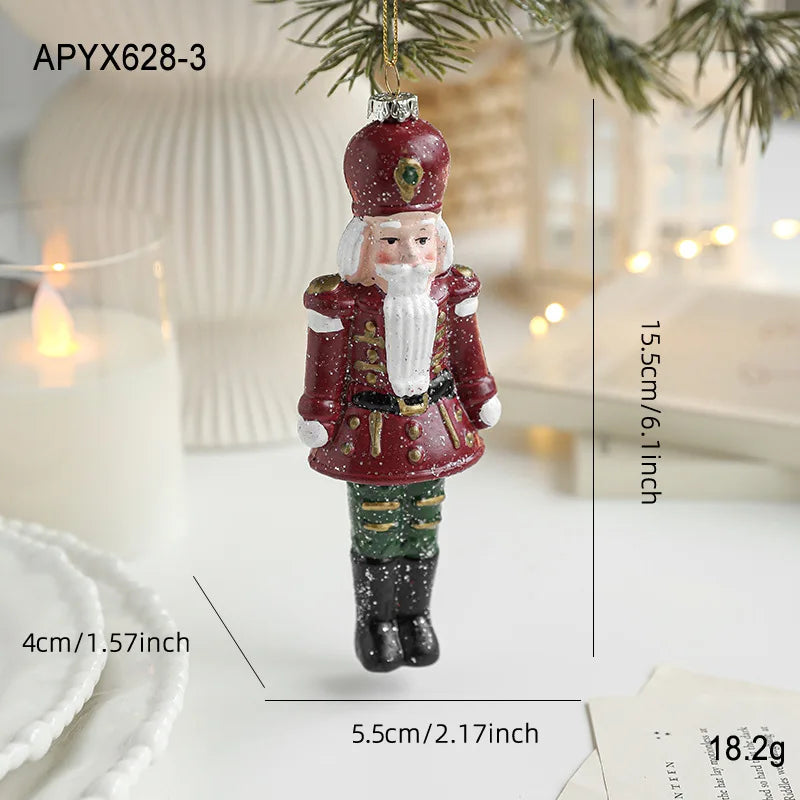 Soldier Nutcracker Christmas Tree Ornament | 15cm Hanging