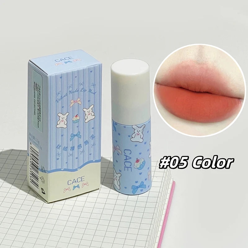 CACE Velvet Matte Liquid Lipstick | Waterproof Nude Lip Tint