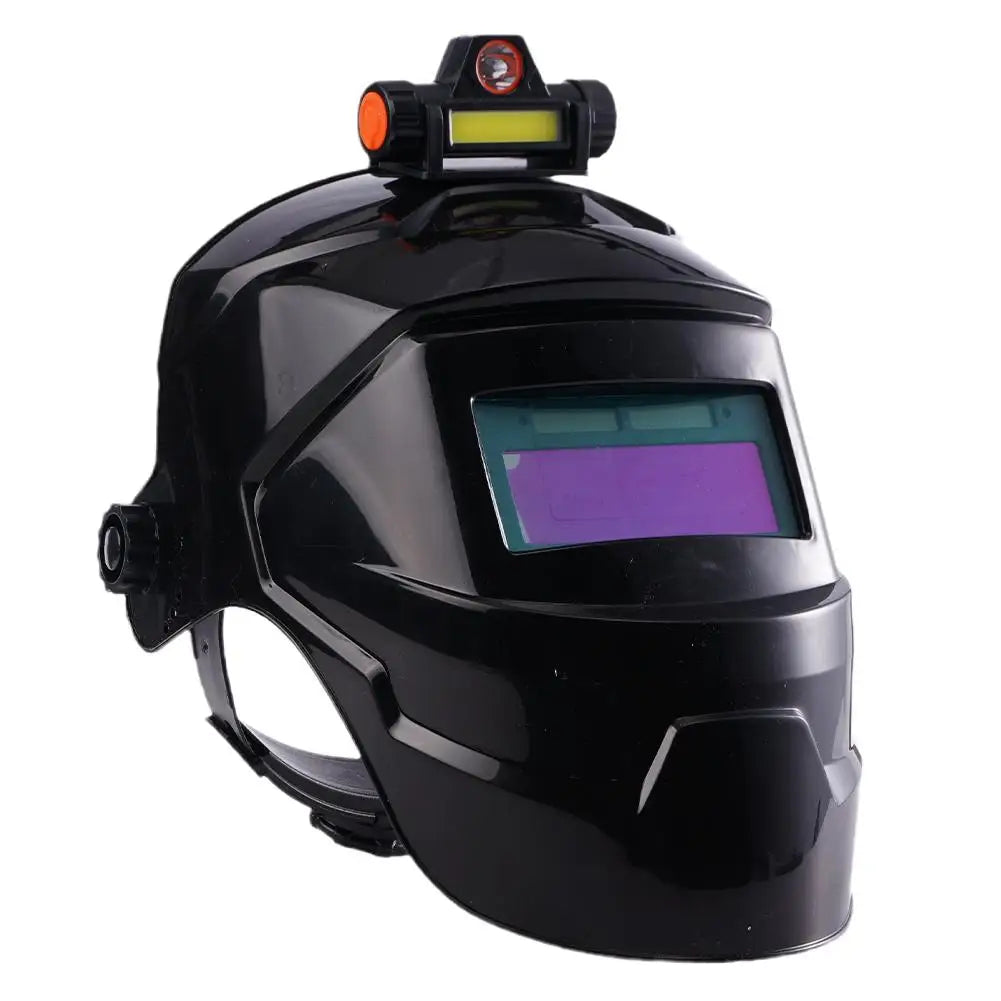 Auto Darkening Welding Helmet with LED Headlight | Solar Powered Welding Helmet Oasis Select