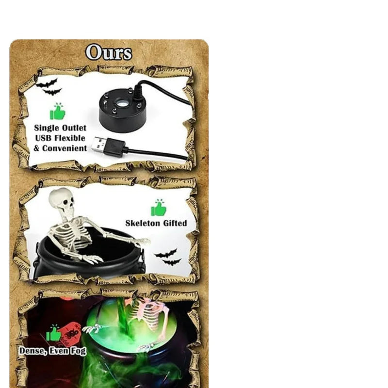 Halloween Gift Fire Witch Bucket Halloween Decorations Indoor Oasis Select