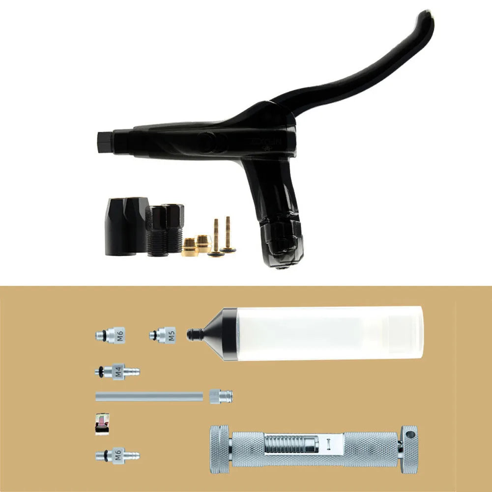 Oil Disc Brake Lever Disc Brake Lever Bike Maintenance 22mm Handlebar Diameter Easy To Install Forged Aluminum Alloy Oasis Select R 9PCS tool