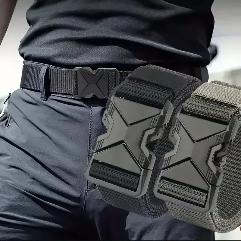 1pc Men's Tactical Sports Belt, Adjustable Quick Release Buckle Multipurpose Outdoor Training Mountaineering Belt For Ideal Gift Oasis Select