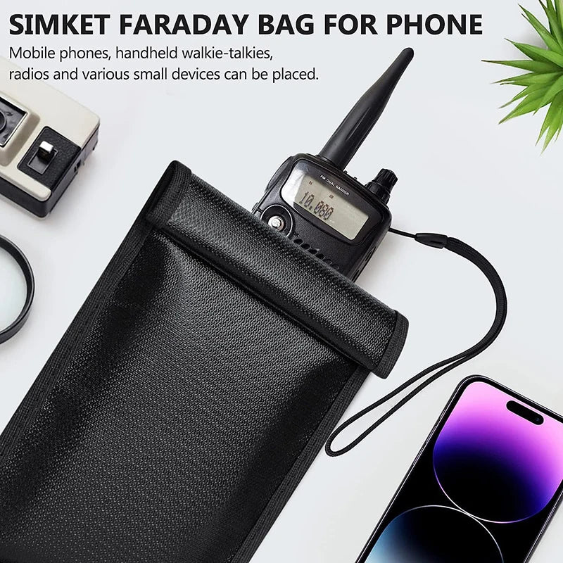 RFID Signal Blocking Shielding Pouch Car Key Araday Bag Cell Phone Blocker RFID Signal Blocking Shielding Pouch Case Oasis Select