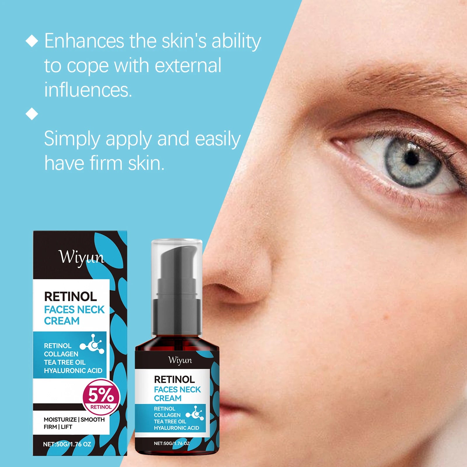 Retinol Collagen Firming Face Cream Lifting Tighten Neck Fade Fine Lines Shrink Pore Smooth Moisturizing Wrinkle Remover Cream Oasis Select