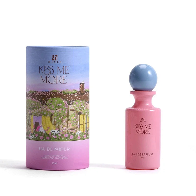 Brand Luxury Floral Fruity Perfume Fresh Natural Rose Jasmine Vanilla Eau De Parfum Lasting Alluring Women Fragrance Oasis Select KISS ME MORE 30ML
