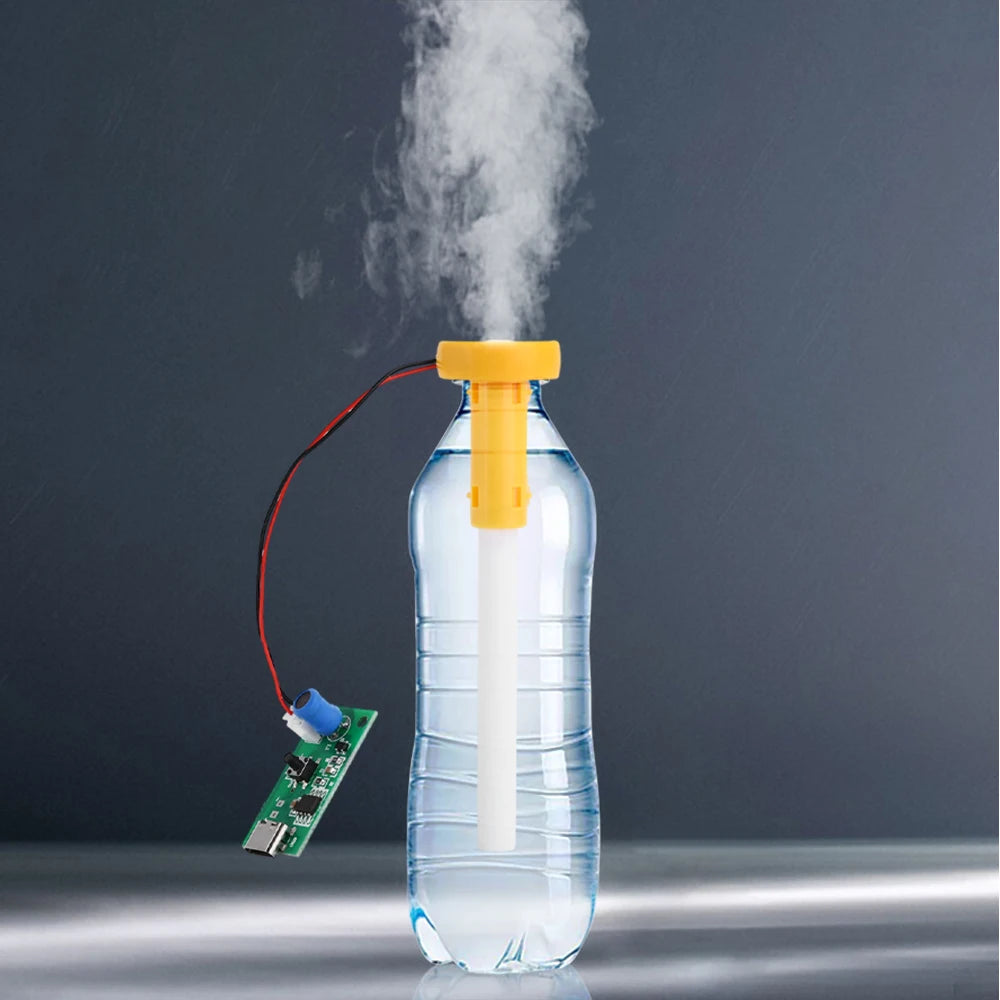 DC5V USB Mini Humidifier Mist Driver Circuit Board Fogger Atomization Film Atomizer Sheet Diy Kits Type-C Port Oasis Select