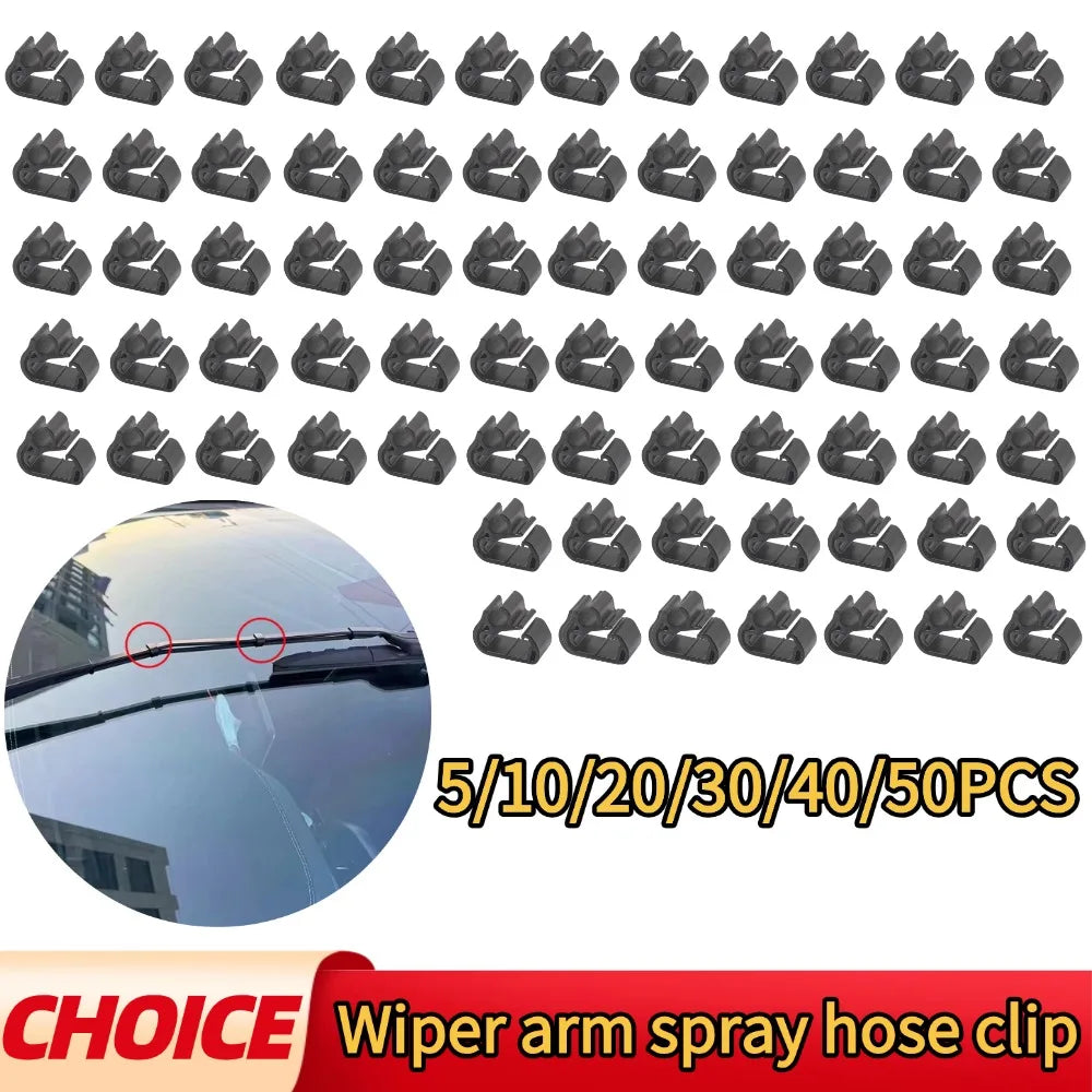 Wiper Arm Spray Pipe Clamp Buckle For Peugeot 3008 (P84) 5008 (P87) Wiper Arm Spray Hose Clip Car Accessory Part Oasis Select