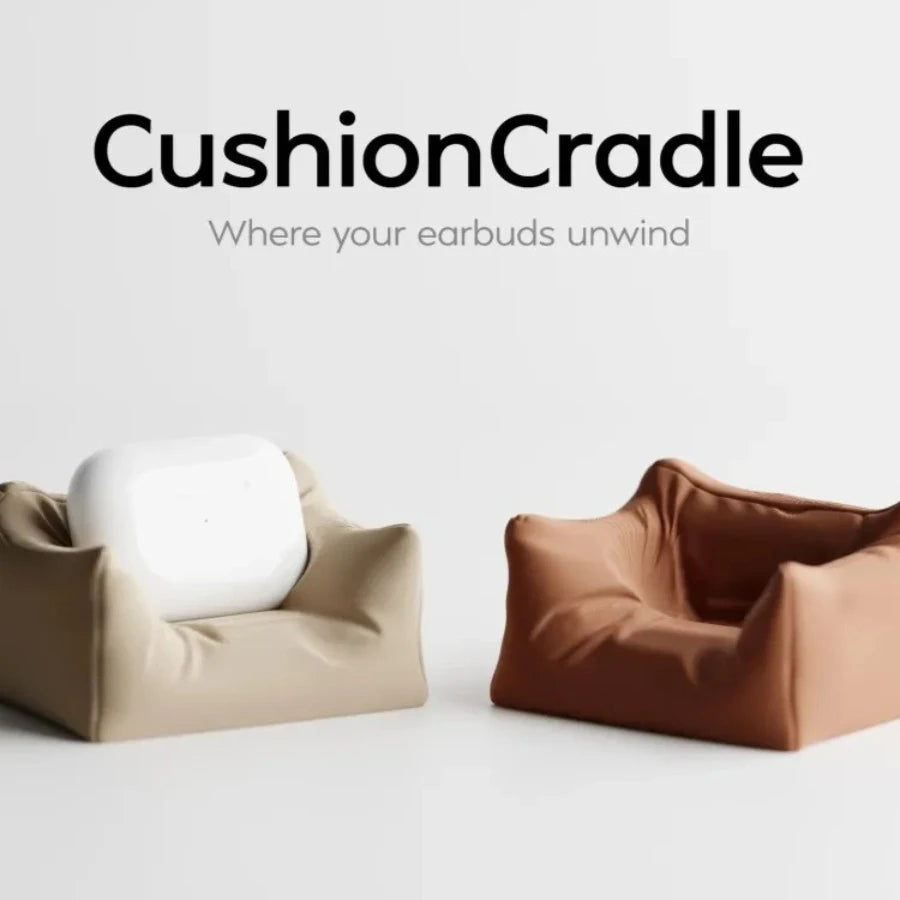 3D Cute Mini Sofa Earbud Holder Stand Creative Desktop Display Bracket for Earphones Universal Earphone Case Storage Cradle Oasis Select