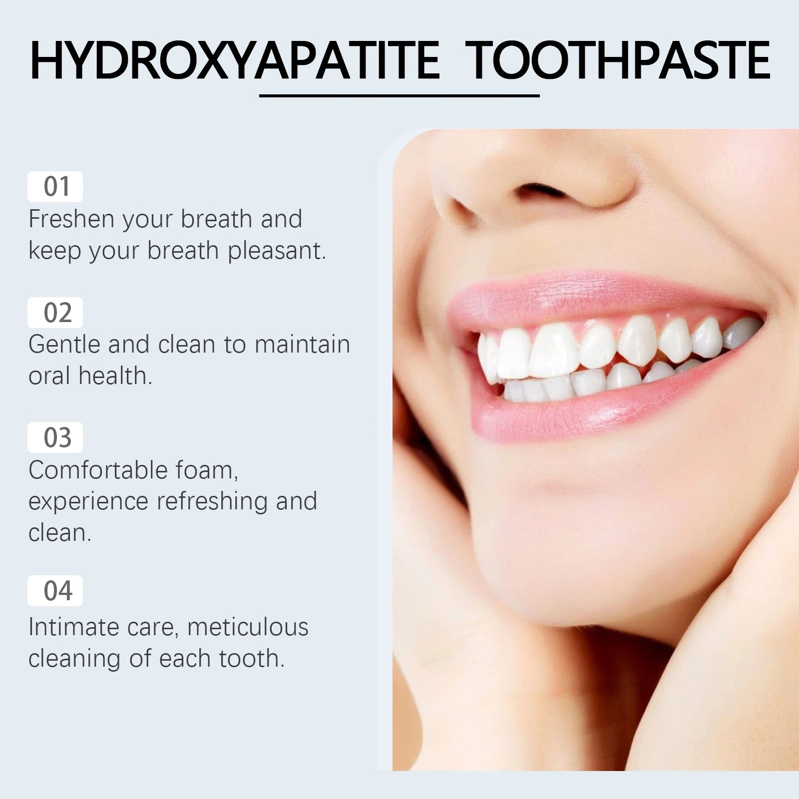 Whitening Tooth Toothpaste Dental Bleaching Remove Smoke Coffee Tea Stains Oral Hygiene Cleaning Fresh Breath Tooth Care Product Oasis Select