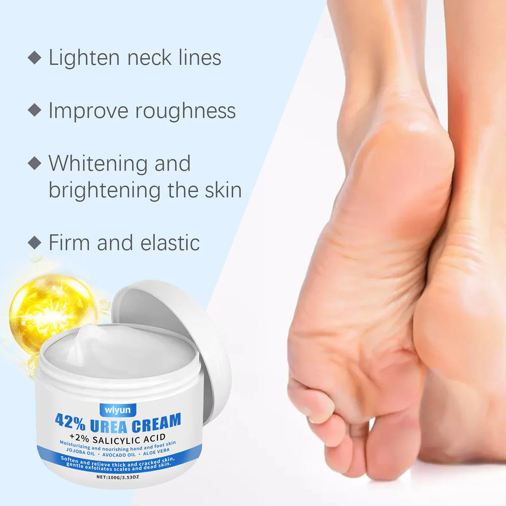 Urea Foot Cream Softens Moisturizes Skin Relieves Dryness Anti Drying Cracked Heel Exfoliates Deeply Penetrates Foot Cream Oasis Select